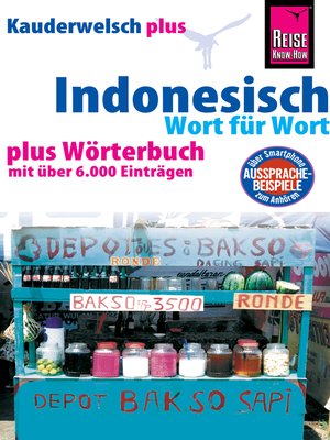 cover image of Reise Know-How Sprachführer Indonesisch--Wort für Wort plus Wörterbuch